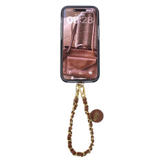 Alça para Celular de Mão Caramelo Liso Pronta Entrega