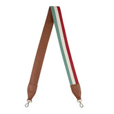 Alça Tricolor em Couro Personalizada