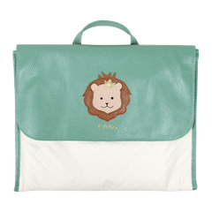 Quick Baby Change Rei Leão em Couro Personalizado
