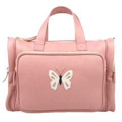 Baby Weekend Bag Borboleta em Couro Personalizada