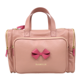 Baby Weekend Bag Laço em Couro Personalizada