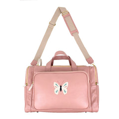Baby Weekend Bag Borboleta em Couro Personalizada