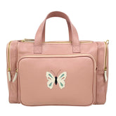Baby Weekend Bag Borboleta em Couro Personalizada