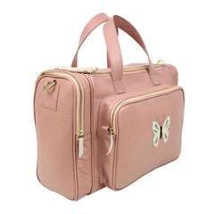Baby Weekend Bag Borboleta em Couro Personalizada