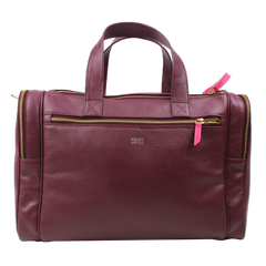 Baby Weekend Bag Little Bear Laço em Couro Personalizada