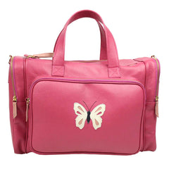 Baby Weekend Bag Borboleta em Couro Personalizada