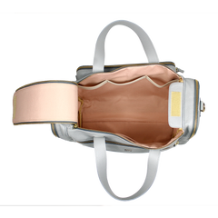 Baby Weekend Bag Little Lion em Couro Personalizada