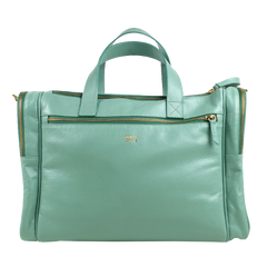 Baby Weekend Bag Tag Little Car em Couro Personalizada