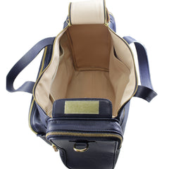 Baby Weekend Bag Little Bear em Couro Personalizada