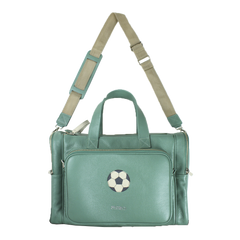 Baby Weekend Bag Bola de Futebol em Couro Personalizada