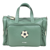 Baby Weekend Bag Bola de Futebol em Couro Personalizada