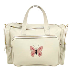 Baby Weekend Bag Borboleta em Couro Personalizada