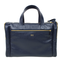 Baby Weekend Bag Marinheiro em Couro Personalizada