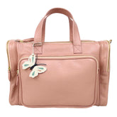 Baby Weekend Bag Tag Borboleta em Couro Personalizada