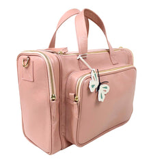 Baby Weekend Bag Tag Borboleta em Couro Personalizada