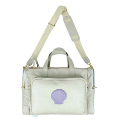 Baby Weekend Bag Concha em Couro Personalizada