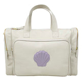 Baby Weekend Bag Concha em Couro Personalizada