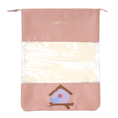 Bag Look Little Bird em Couro e Vinil Personalizado