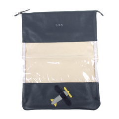 Bag Look Little Plane em Couro e Vinil Personalizado