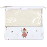 Mini Bag Look Fadinha Estampa Fadinha em Couro e Vinil Personalizado