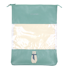 Bag Look Urso Polar em Couro e Vinil Personalizado