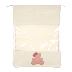 Bag Look Little Bear Laço em Couro e Vinil Personalizado