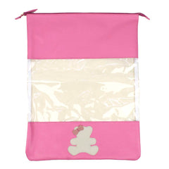 Bag Look Little Bear Laço em Couro e Vinil Personalizado