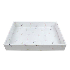 Bandeja Estampa Fadinha em Couro Personalizada