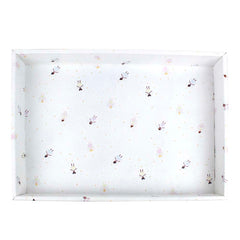 Bandeja Estampa Fadinha em Couro Personalizada