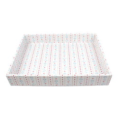 Bandeja Estampa Blossom em Couro Personalizada