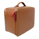 Beauty Box Large com Espelho Tradicional em Couro Personalizado