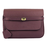 Bolsa Adele Burgundy Liso Pronta Entrega