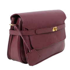 Bolsa Adele Burgundy Liso Pronta Entrega