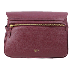 Bolsa Adele Burgundy Liso Pronta Entrega