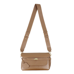 Bolsa Adele Caramelo Liso Pronta Entrega