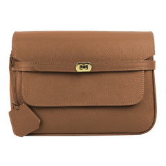 Bolsa Adele Caramelo Liso Pronta Entrega