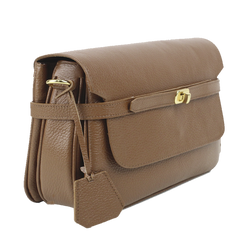 Bolsa Adele Caramelo Liso Pronta Entrega