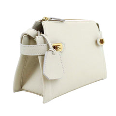Bolsa Adele Crossbody Off White Liso Pronta Entrega