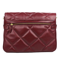 Bolsa Adele G Matelasse Burgundy Liso Pronta Entrega