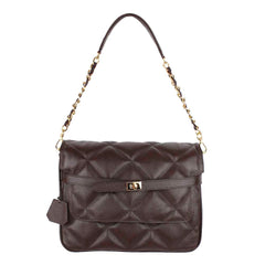Bolsa Adele G Matelasse Café Pronta Entrega