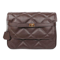 Bolsa Adele G Matelasse Café Pronta Entrega