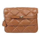 Bolsa Adele G Matelasse Caramelo Liso Pronta Entrega