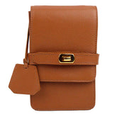 Bolsa Adele Pocket Alça corrente Caramelo Liso Pronta Entrega