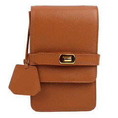 Bolsa Adele Pocket de Couro Personalizada com Alça de Couro