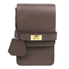 Bolsa Adele Pocket de Couro Personalizada com Alça de Couro