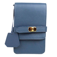 Bolsa Adele Pocket de Couro Personalizada com Alça de Couro