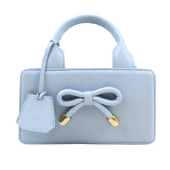 Bolsa Clémence Mini Azul Bebê Pronta Entrega