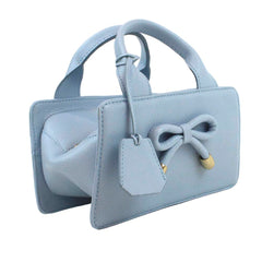 Bolsa Clémence Mini Azul Bebê Pronta Entrega