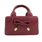 Bolsa Clémence Mini Burgundy Liso Pronta Entrega