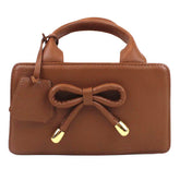 Bolsa Clémence Mini Caramelo Liso Pronta Entrega